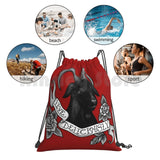 Live Deliciously Phillip Backpack Drawstring Bag Gym Waterproof Vvitch