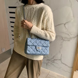 Vintage Denim Shoulder Bag Streetwear Harajuku Sling Crossbody