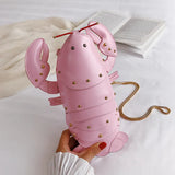 3D Lobster Shoulder Bag Mini Crossbody Women Handbag C