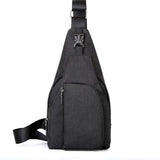 Men's Anti-theft Nylon Chest Sling Bag Waterproof Cross Body Pack