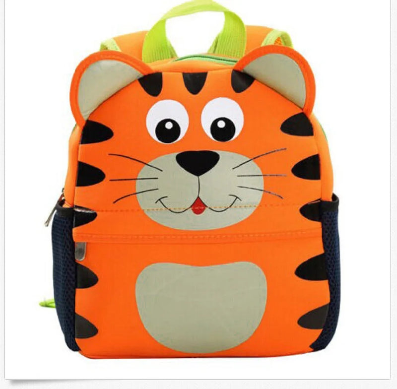 Kid Animal Plush Backpack Toddler Boy Girl 3D Cartoon School Bag