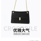 Small Square Chain Bag PU Leather Shoulder Messenger Bag