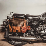 Motorcycle Bag Strap Leather Belt Wear-resistant Bike Bag Belt