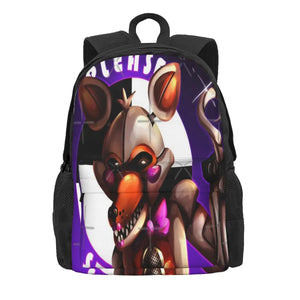Lolbit Backpacks Men Women Zipper Bag