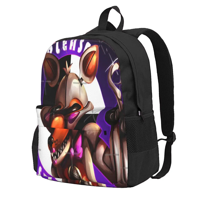 Lolbit Backpacks Men Women Zipper Bag