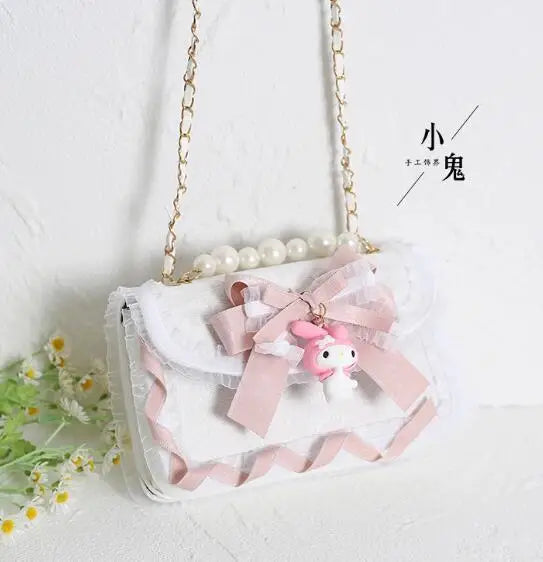 Lolita Lace Handbag with Bow