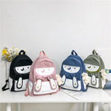 Lolita Rabbit Backpack Bow Ears Sweet School Bag