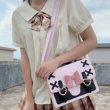 Lolita Shoulder Bag Women Backpack Bowknot Messenger Crossbody Handbag