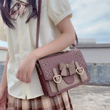 Lolita Shoulder Bag Women Backpack Bowknot Messenger Crossbody Handbag