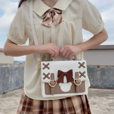 Lolita Shoulder Bag Women Backpack Bowknot Messenger Crossbody Handbag