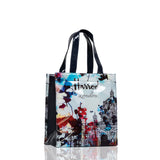 London Style Eco Friendly Flower Shopper Bag Waterproof Tote Handbag