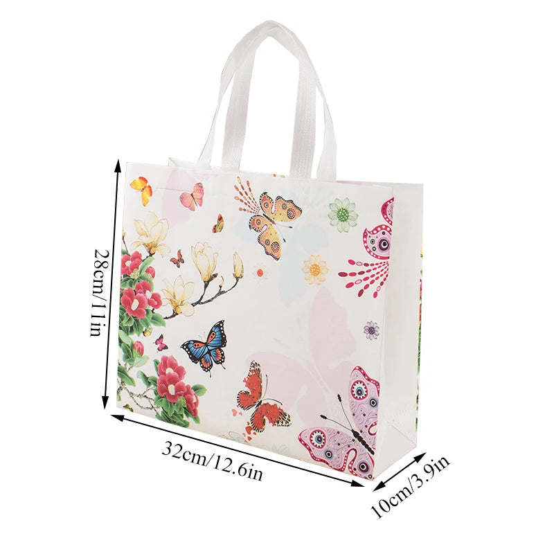 London Style Reusable Shopping Bag Waterproof Handbag Eco Friendly Shoulder Bag