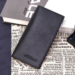 Men's Thin PU Leather Wallet Handy Male Wallet