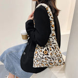 Furry Tote Bag for Autumn and Winter - Harajuku Style Women Purse
