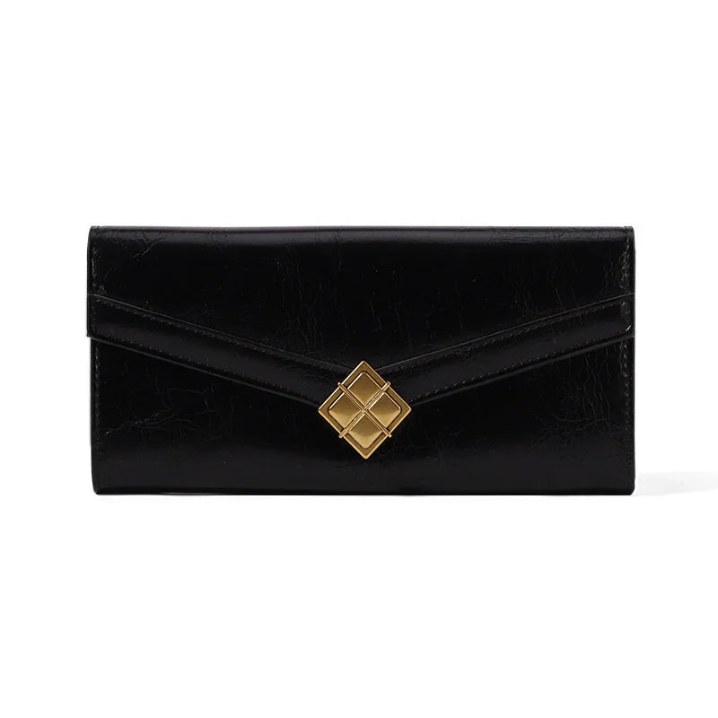 Long Two-fold Wallet Multi-card Handbag Wallet Women