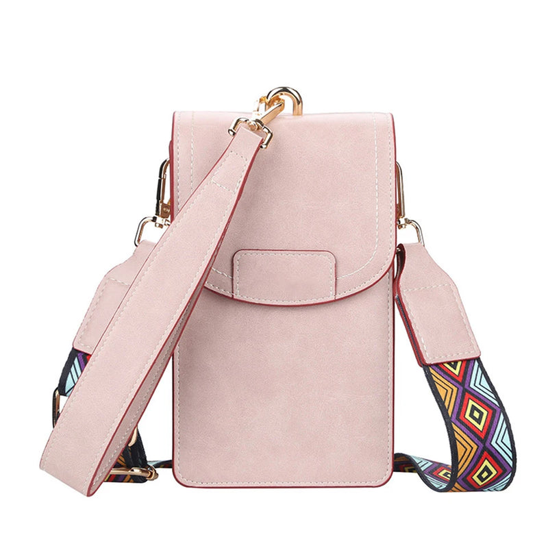 Printed Shoulder Strap Small Square Pack Ladies Wallet