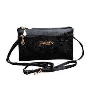 3D Knurling Leather Wallet Clutch Bag for Women