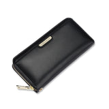 Long ladies wallet Large capacity Multi-card zipper clutch purse