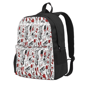Loser's Club Repeating Pattern Backpacks Men's & Women's School Bags