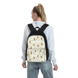 Bee Print Backpack for Men and Women
