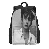 Louis Partridge Backpacks Men's & Women's Zipper School Bag Girl