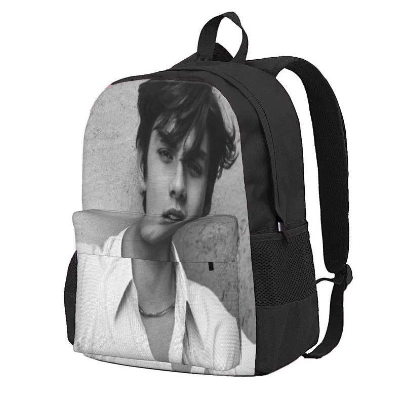 Louis Partridge Backpacks Men's & Women's Zipper School Bag Girl