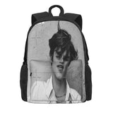 Louis Partridge Modeling Backpack Men's & Women's Bags