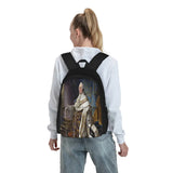 Louis XVI Painting Backpack Men's and Women's Bags