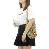 Loukong Ethnic Handbag Pure Hook Mixed Splicing Shoulder Bag