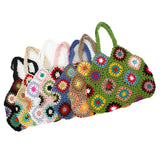 Loukong Ethnic Handbag Pure Hook Mixed Splicing Shoulder Bag