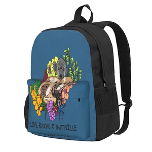 Love Blooms At Muttville Backpacks Men's Backpacks