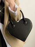 Love Heart Shape Women Tote Purse Handbags Pu Leather Ladies Shoulder Bags
