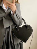 Love Heart Shape Women Tote Purse Handbags Pu Leather Ladies Shoulder Bags