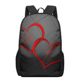 Love Heart Rose School Bags 3D Print Kids Backpack Schoolbags For Girls Boys