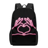 Love Heart Rose School Bags 3D Print Kids Backpack Schoolbags For Girls Boys