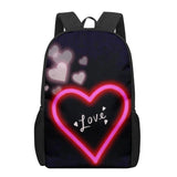 Love Heart Rose School Bags 3D Print Kids Backpack Schoolbags For Girls Boys