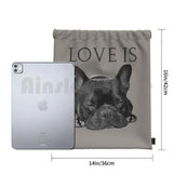 French Bulldog Backpack Drawstring Bag Riding Climbing Gym Bag