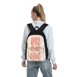 Love Is In The Air Lettering Backpacks Men's Backpacks Bags For Women