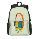 Love Song Backpacks Men's & Women's Zipper Close Backpacks