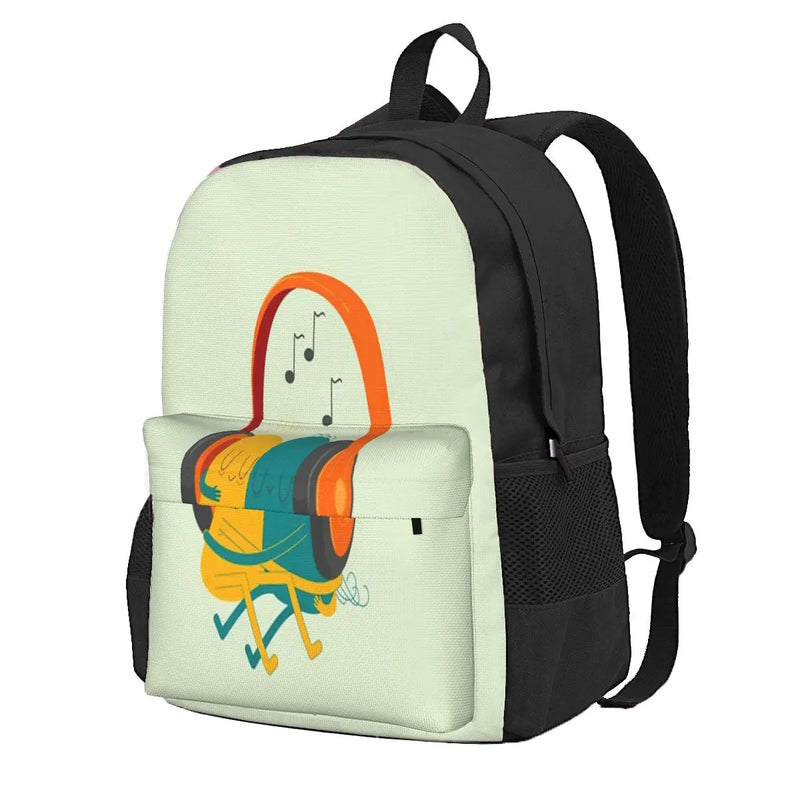Love Song Backpacks Men's & Women's Zipper Close Backpacks