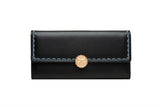 Love Step Long Women's Wallet Bowknot Buckle Embroidery Handbag