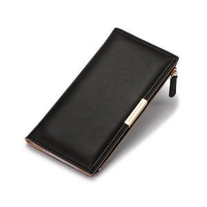 Step Wallet Women's Long Wallet Multi-card Zipper Bag