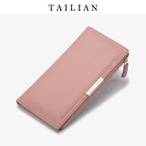 Step Wallet Women's Long Wallet Multi-card Zipper Bag