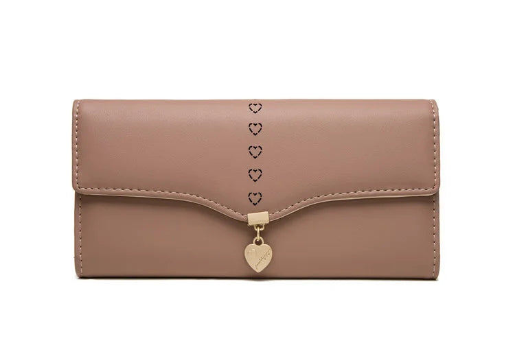 Small Fresh Women's Long Wallet Zero Wallet Women's PU Leather Wallet