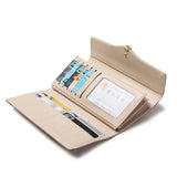 Small Fresh Women's Long Wallet Zero Wallet Women's PU Leather Wallet