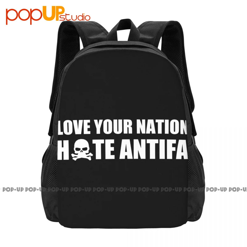 Antifa Protesters Commie Scum Backpack Large Capacity Vintage School Bag