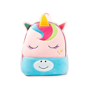 Cute 3D Animal Backpack for Baby Boy Girl Snack Storage Plush Kindergarten
