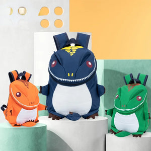 3D Dinosaur Animal Prints Kids Backpack Waterproof Baby Bag