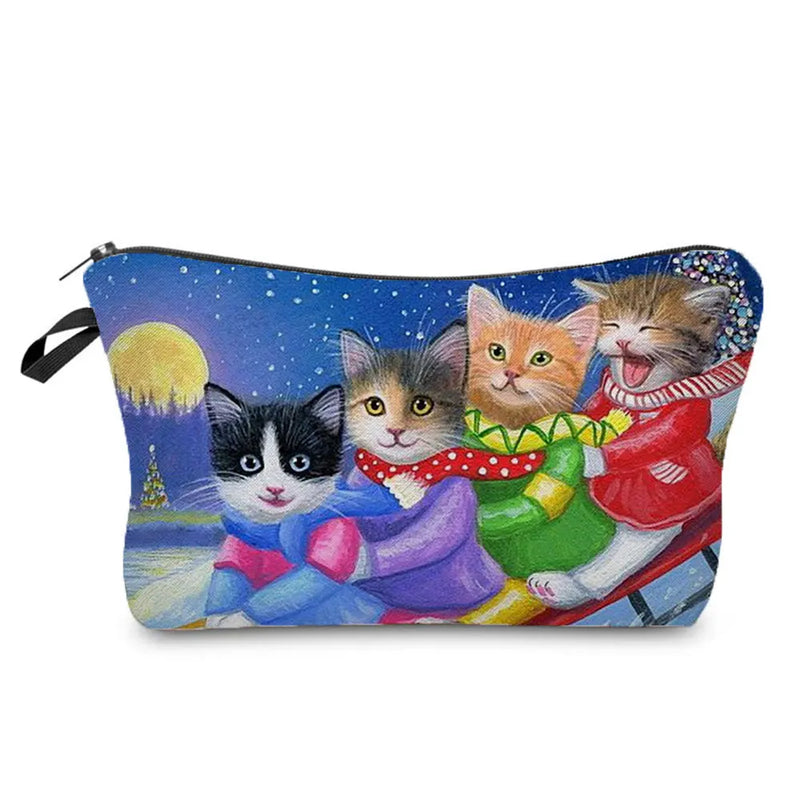 Animal Makeup Bag for Printing Cosmetic Bags Storage Zipper Organizer