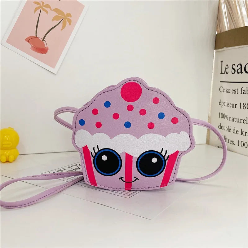 Kids Ice Cream Crossbody Bag Mini Coin Purse for Boys and Girls